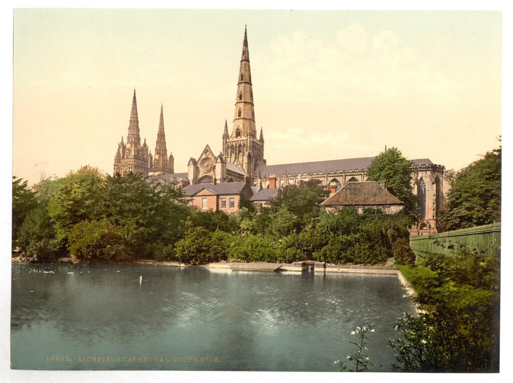 Cathedral, South Side, Lichfield, England-LCCN2002696906
