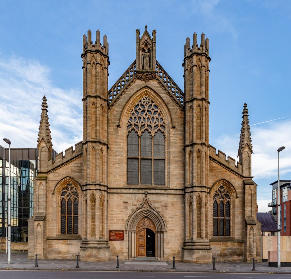 Front view of the St Andrew's Cathedral, Glasgow, Scotland 15