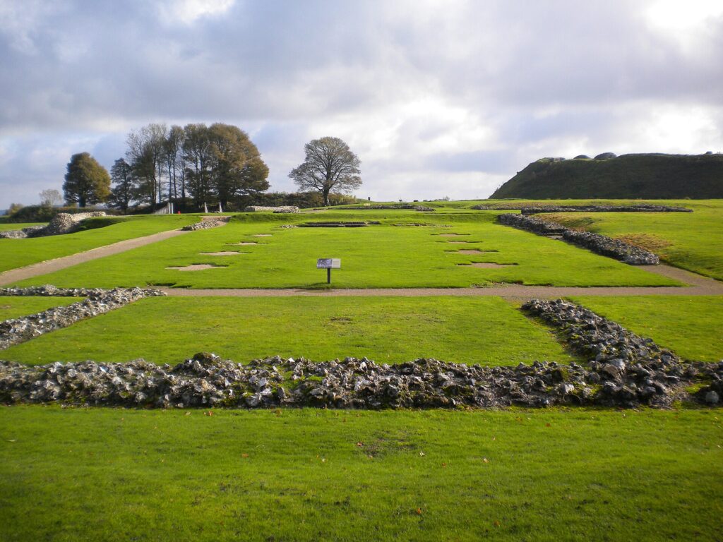 Old Sarum Cathedral foundations