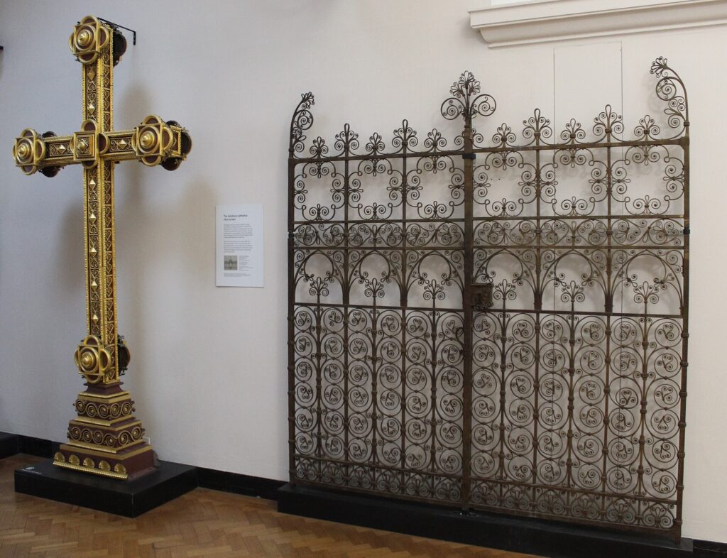 Salisbury Cathedral choir screen elements