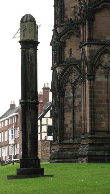 Cathedral Sundial, Lichfield - geograph.org.uk - 1513654