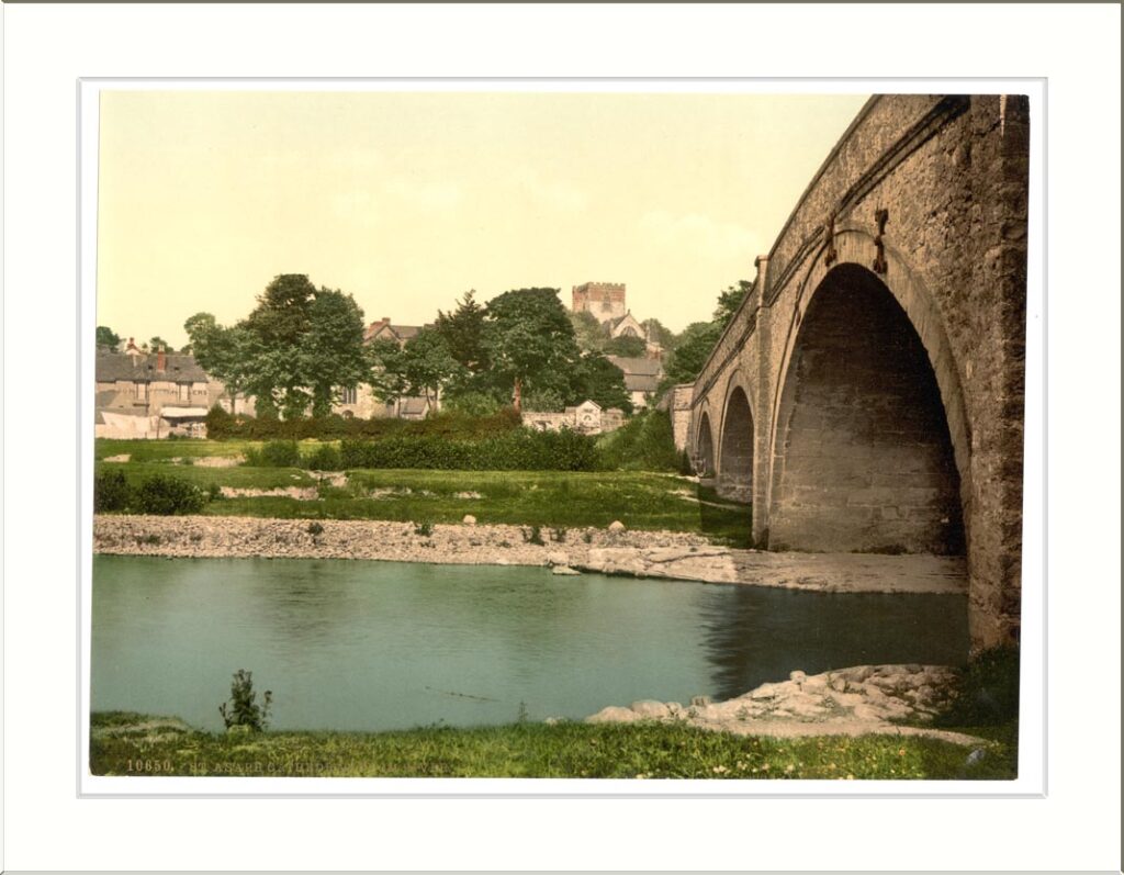 Cathedral from the river St. Asaph Wales