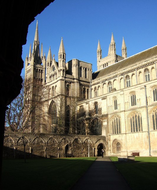 Cloisters, Peterborough Cathedral - geograph.org.uk - 634139