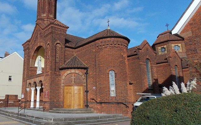 Roman Catholic Church of St Boniface, including the boundary wall with railings